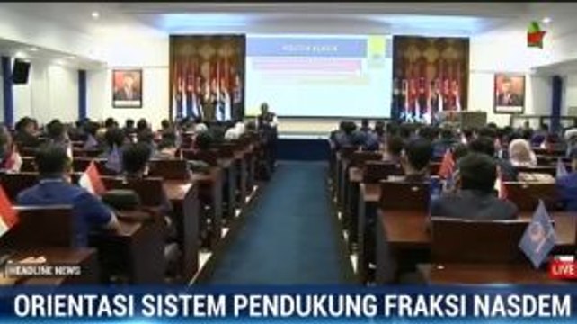 Tujuan Orientasi Sistem Pendukung Fraksi NasDem