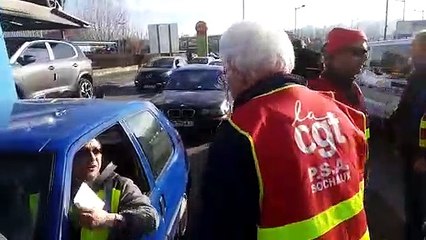 Sochaux : nouvelle action des opposants à la réforme des retraites