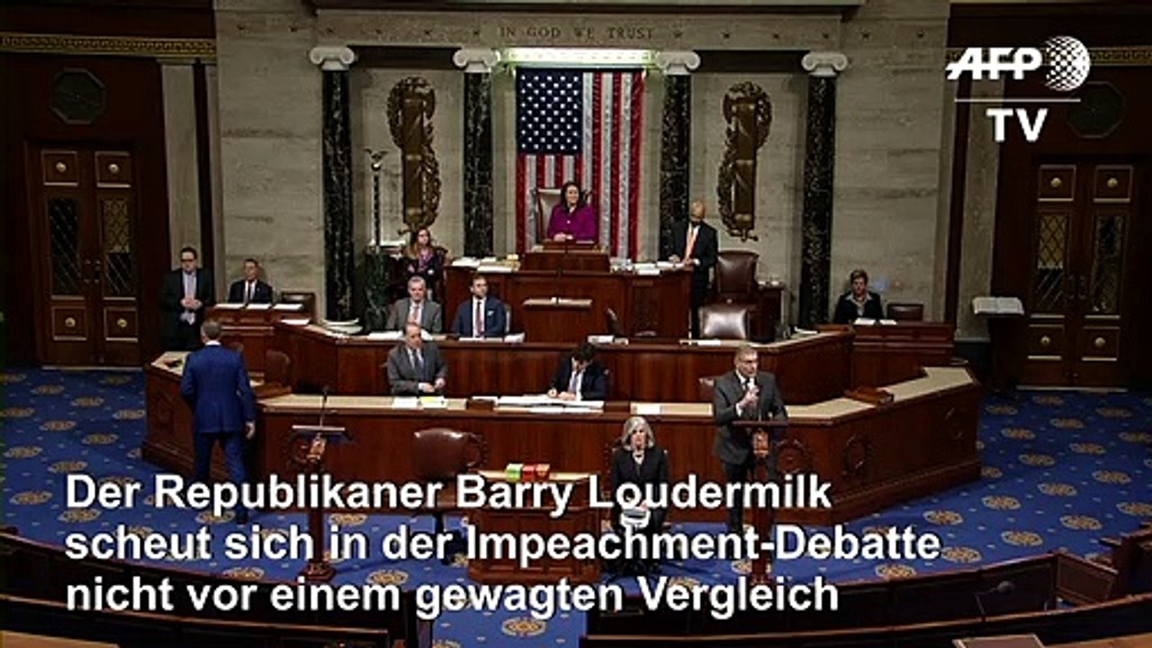 US-Parlamentarier vergleicht Trump mit Jesus