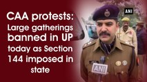 CAA protests: Large gatherings banned in UP today as Section 144 imposed in state