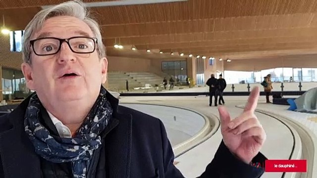 Xavier Dullin, le président de Grand Chambéry a lancé le projet de nouvelle piscine aqualudique toutes saisons du Stade.