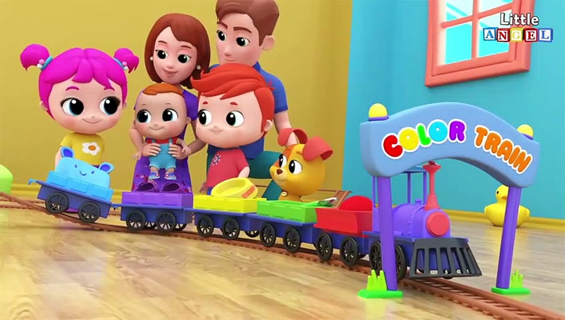 Les Roues De L Autobus Edition Trains min De Comptines Pour Bebe Avec Bingo Le Chien Dailymotion Video