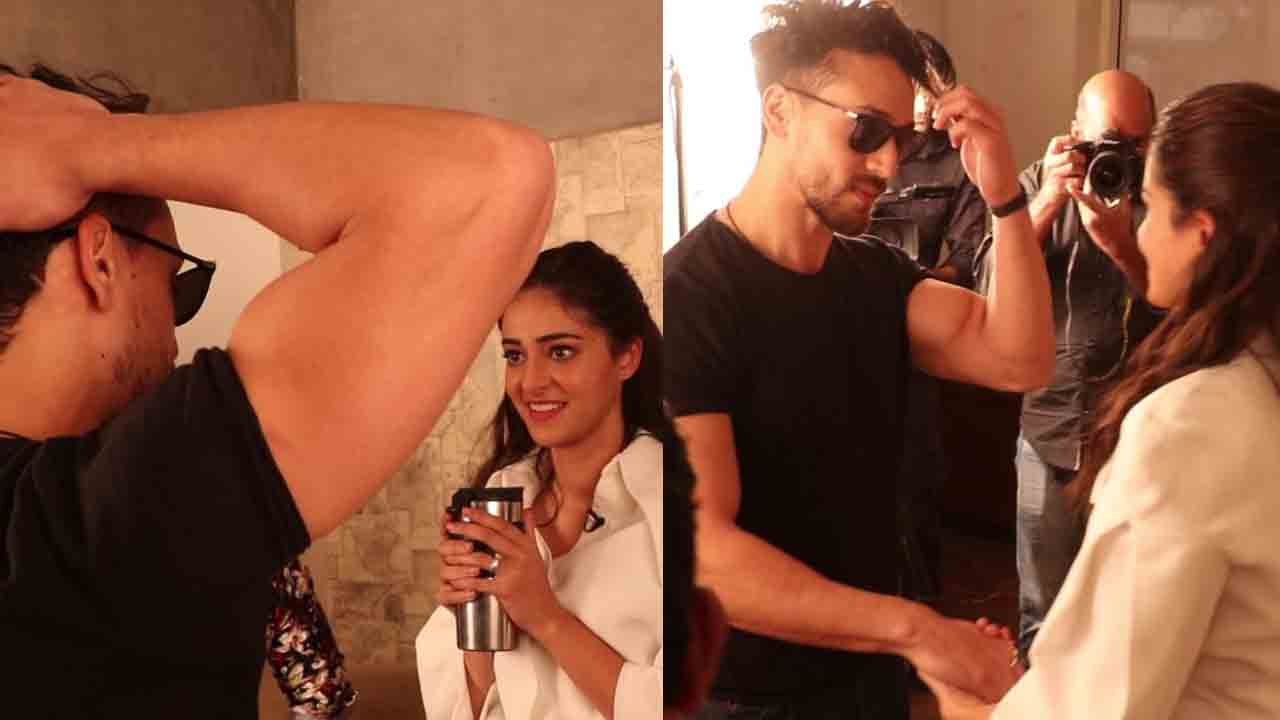 Ananya Pandey & Tiger Shroff Spotted Kwan Offic...