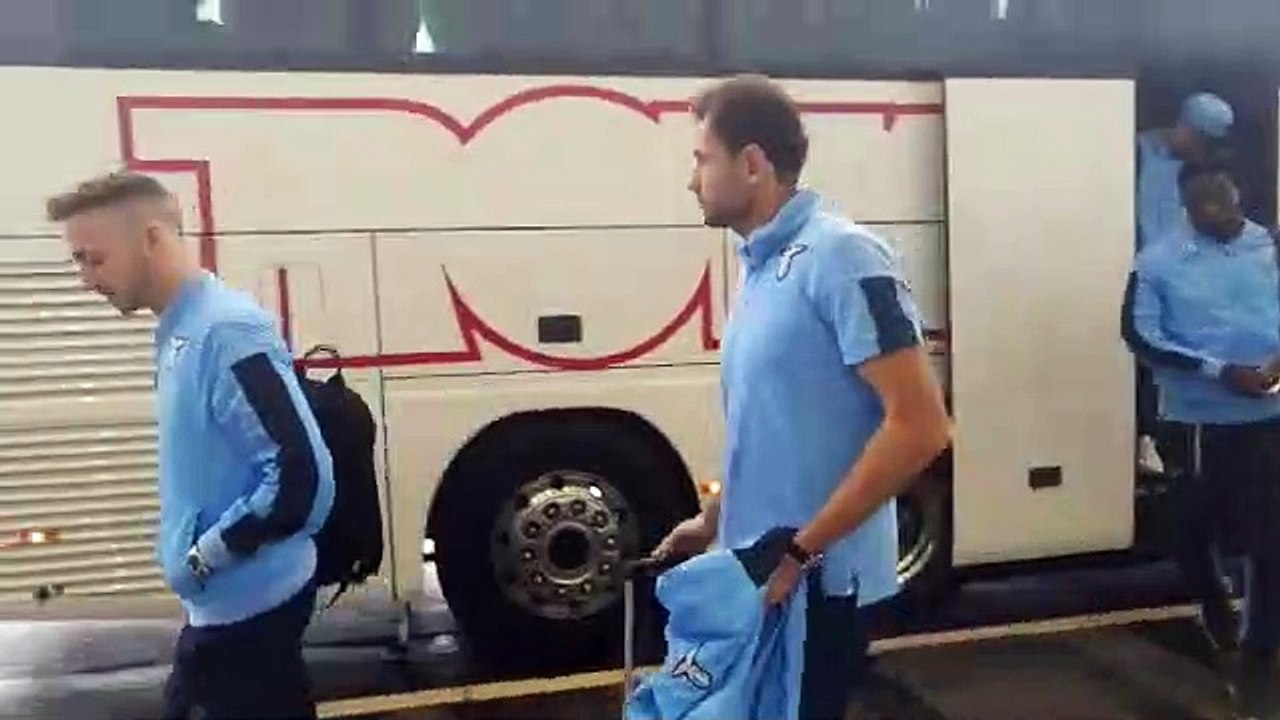 Lazio, partenza da Fiumicino per la Supercoppa