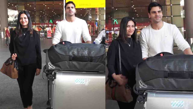 Divyanka Tripathi & hubby Vivek Dahiya back from London; Watch Video |FilmiBeat