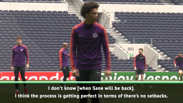 Guardiola eagerly anticipating Sane's return