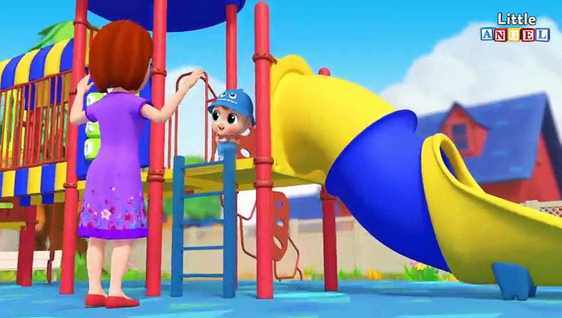 Bebe Au Parc Pour Enfants Comptine En Francais Dessin Anime Le Parc De Jeux Dailymotion Video