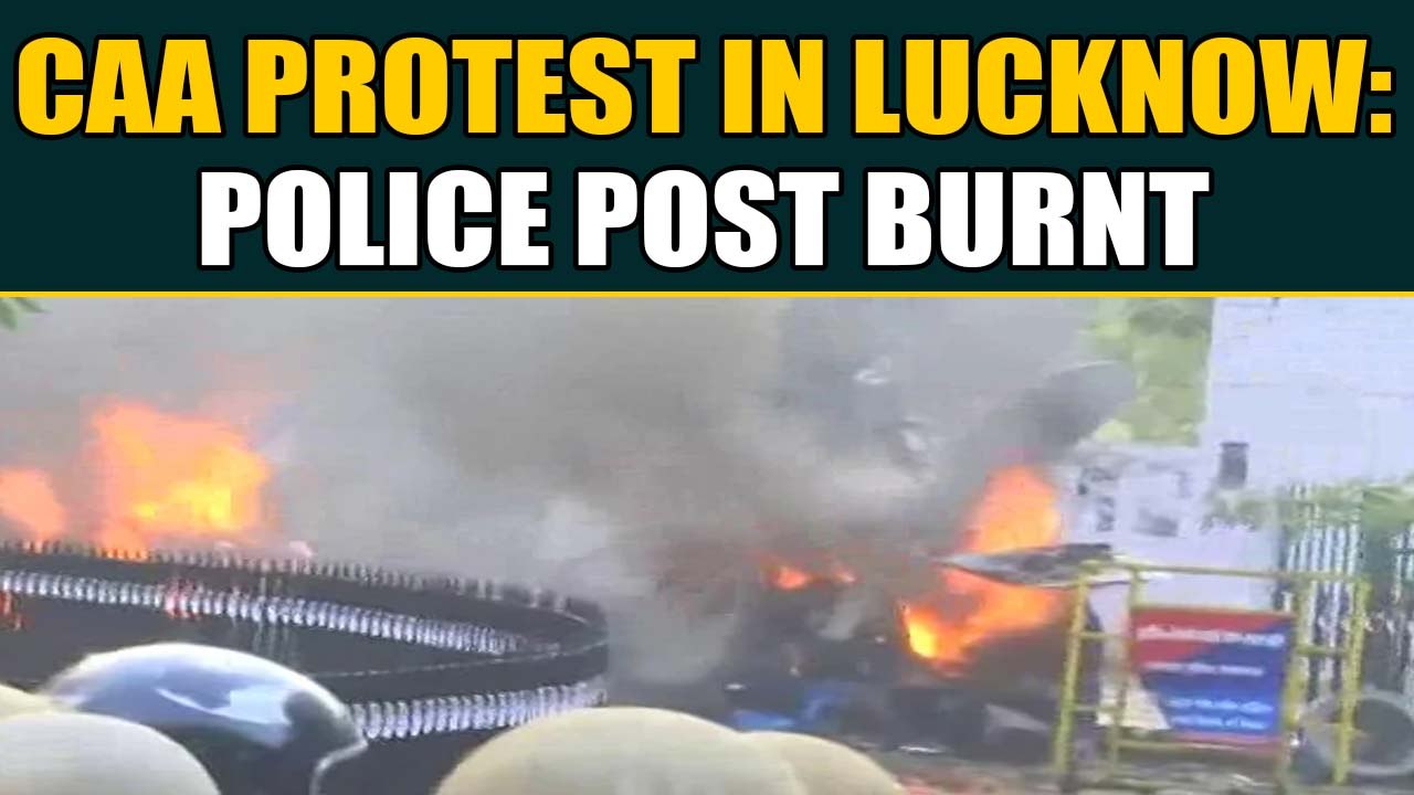 Lucknow: CAA protests turn violent, protesters clash with police | OneIndia News
