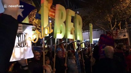 Protests intensify around Barcelona's Camp Nou stadium during 'El Clasico'