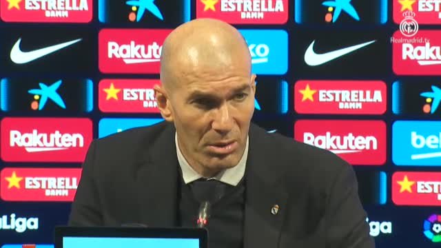Zinedine Zidane: Hicimos un gran partido, nos ha faltado nuestro gol