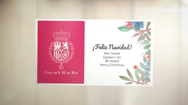 Felicitación navideña de la Casa Real