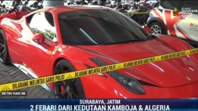 2 Mobil Mewah Sitaan Polda Jatim Ternyata Milik Kedutaan
