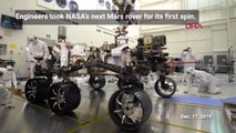 Nasa'nın mars 2020 aracı ilk sürüş testini tamamladı