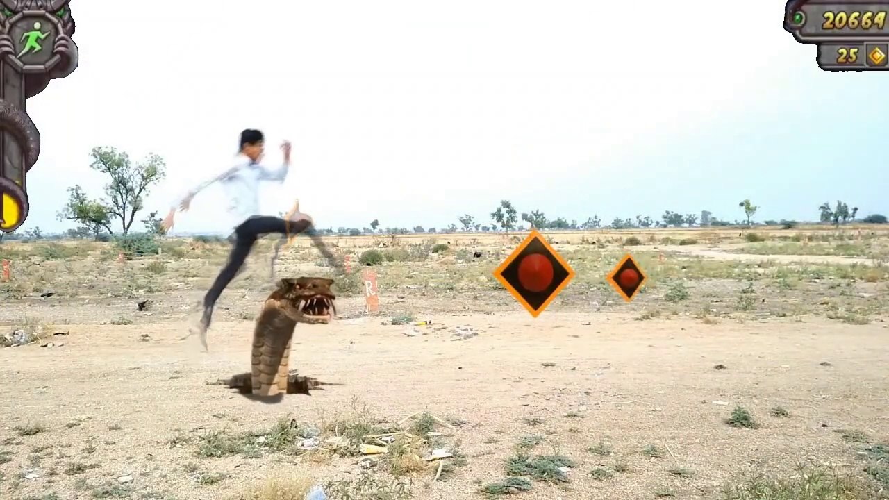 Temple Run Game - In Real Life -  Sajid Bagwan |Technology Boss | 2020 | Short Movie