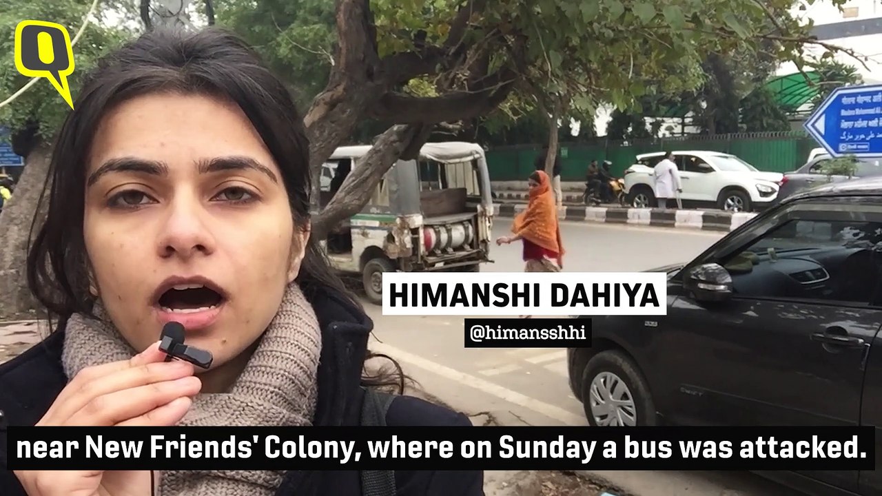 ‘It Was Water, Not Kerosene’: Locals On Jamia Bus Arson Incident