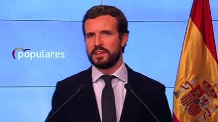 Casado sobre la sentencia de Junqueras: "Sigue siendo un delincuente condenado en firme"