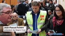 Une vingtaine de manifestants au conseil d’agglomération du Grand Dole