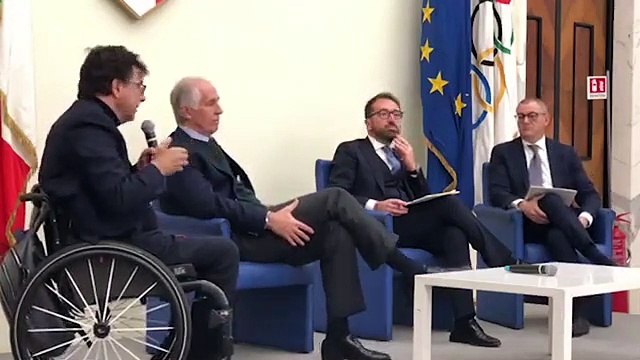 Cerimonia di premiazione degli atleti del gruppo sportivo ‘Fiamme Azzurre’