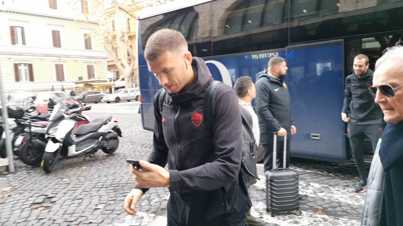 Termini, la Roma in partenza per Firenze (19/12/2019)