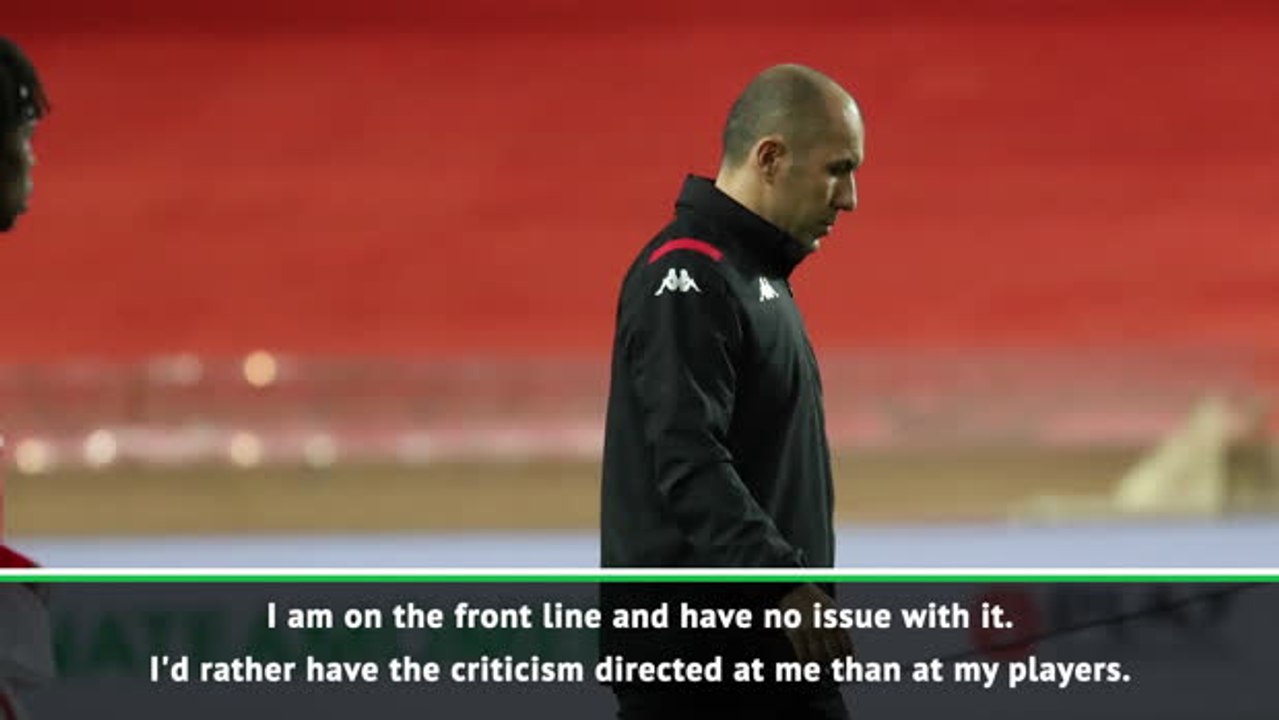 Under-fire Jardim takes blame for Monaco struggles
