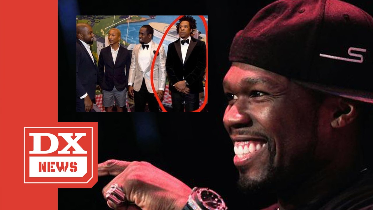 50 Cent Pokes Fun At JAY-Z & Kanye West Reunion