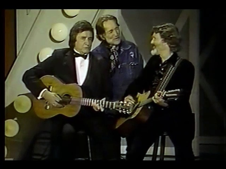 Johnny Cash & Willie Nelson & Kristofferson - Me and Bobby McGee