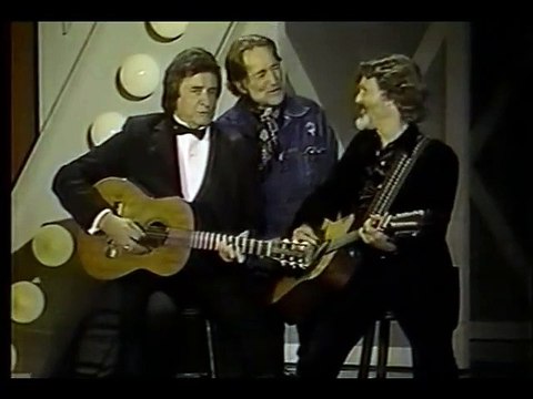 Johnny Cash & Willie Nelson & Kristofferson - Me and Bobby McGee