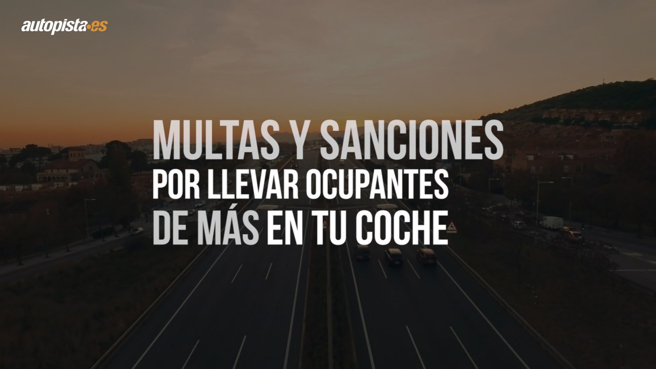 Las multas y sanciones que pueden ponerte por llevar a más personas en tu coche