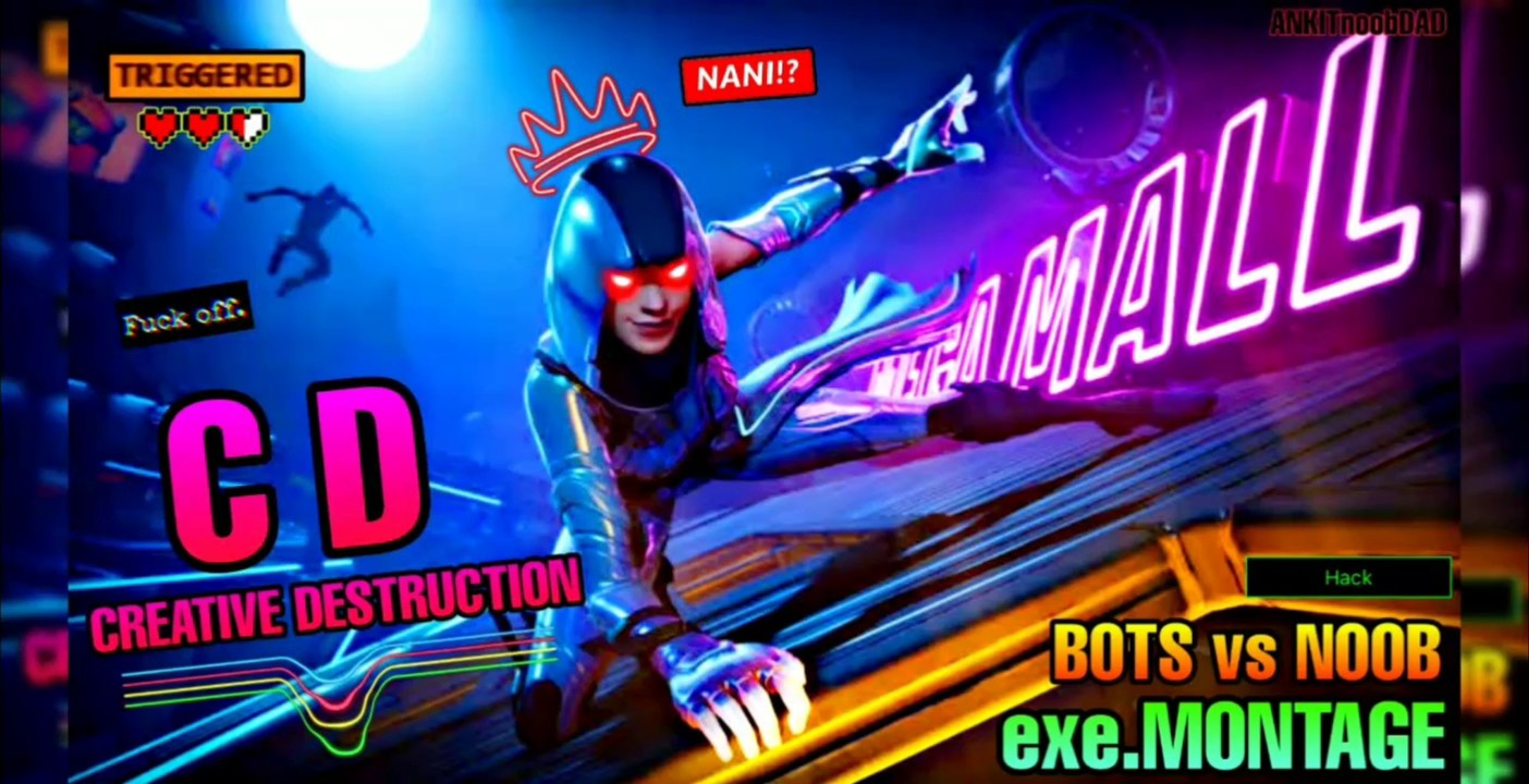 CREATIVE DESTRUCTION exe FUNNY MONTAGE COMPILATION EPIC IQ ASIA LOBBY PLAYER C.D MOBILE FORNITE ANDROID GAME