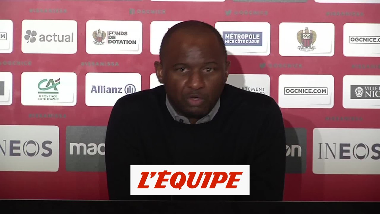 Vieira «Il faut se donner un peu de temps» - Foot - L1 - Nice