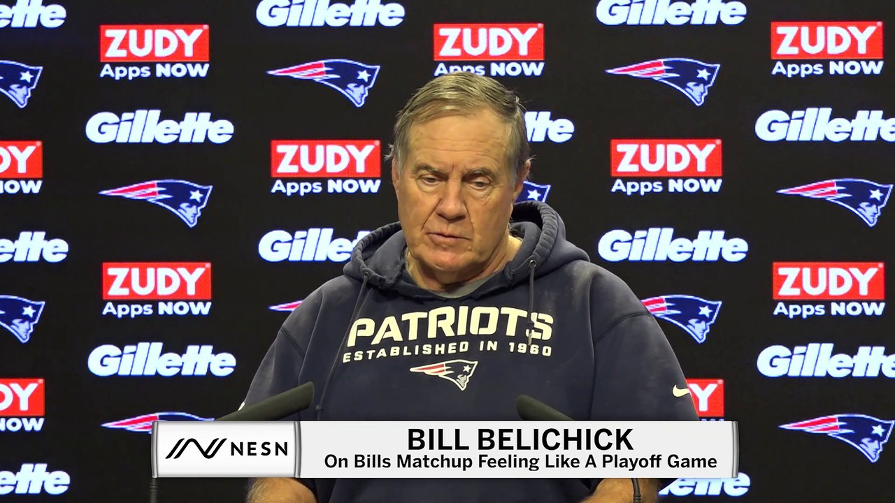 Bill Belichick on if Bills matchup feels like a playoff game