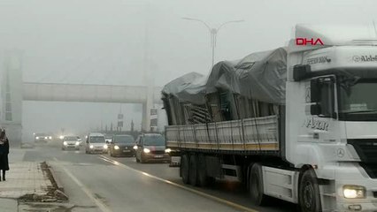 Elazığ'da sis nedeniyle görüş mesafesi 10 metreye düştü