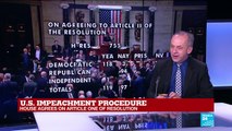 Impeachment procedure: President Trump impeached by U.S. House of Representatives