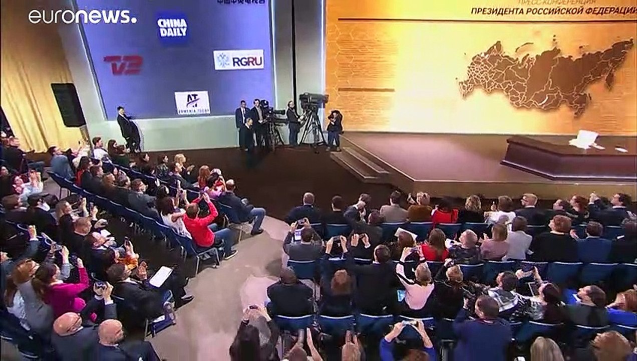 Doping, Ukraine, Klima: Putin spricht vor 2.000 Journalisten