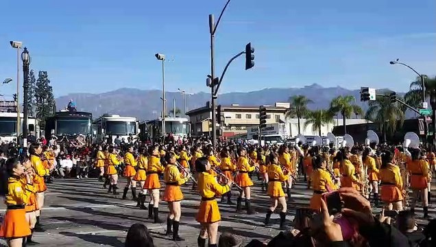 Tournament of Roses 2018 kyoto Tachibana High School Green Band 京都橘高校吹奏楽部７
