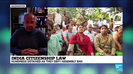 India citizenship law: "This is one more step in the government's policies towards marginalizing Muslims"