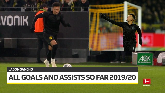 Bundesliga: All goals and assists from Jadon Sancho this season