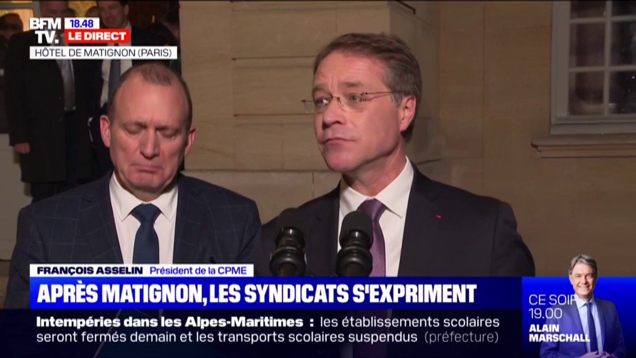 François Asselin (CPME) sur les retraites: "nou...