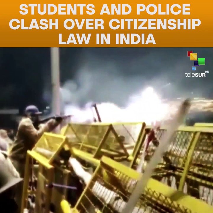 Students And Police Clash Over Citizenship Law In India