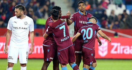 Trabzonspor ikinci yarıda coştu, tur biletini kaptı