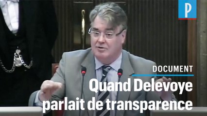 Quand Jean-Paul Delevoye s'exprimait sur la transparence