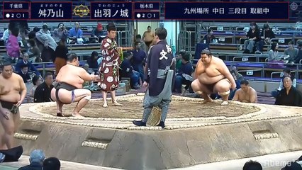 Masunoyama vs Dewanojo - Kyushu 2019, Sandanme - Day 8