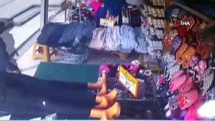 Kartal’da eşini bıçaklayan cani kocanın bıçağı satın aldığı anlar kamerada