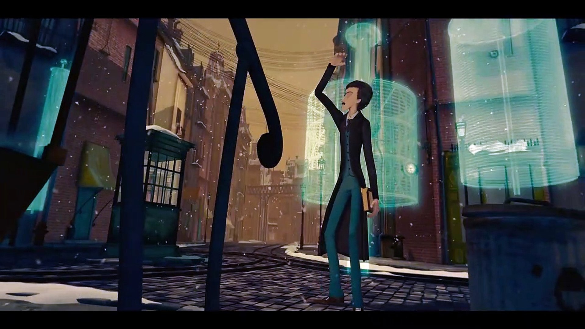 ⁣TESLA and The LAMPLIGHTER animation, Nikola Tesla animated movie - official teaser