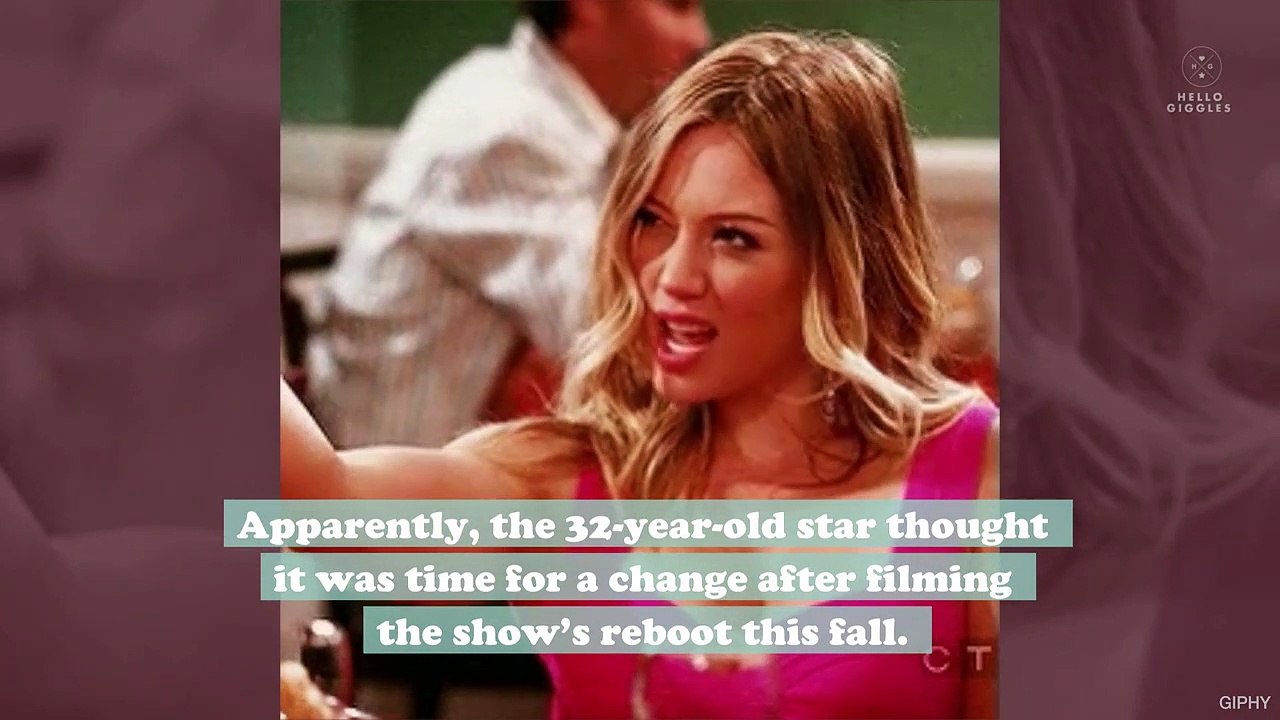 Lizzie McGuire is so yesterday because Hilary Duff just showed off a new blunt bob