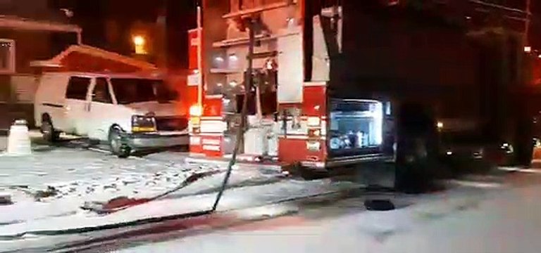 Incendie rue Bélanger à Saint-Constant