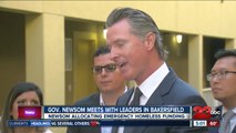 Gov. Newsom meets with leaders in Bakersfield to discuss homeless crisis
