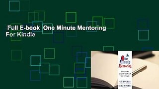 Full E-book  One Minute Mentoring  For Kindle