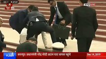 Modi ji slip in kanpur during speech funny video