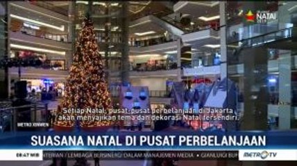 Kemeriahan Natal Menghiasi Mall di Jakarta